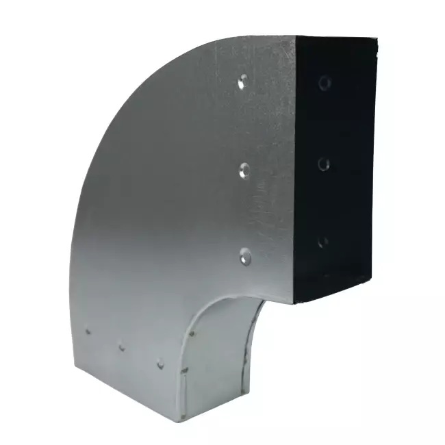 Kolanko 90 stopni 170x80 mm poziome do przewodów