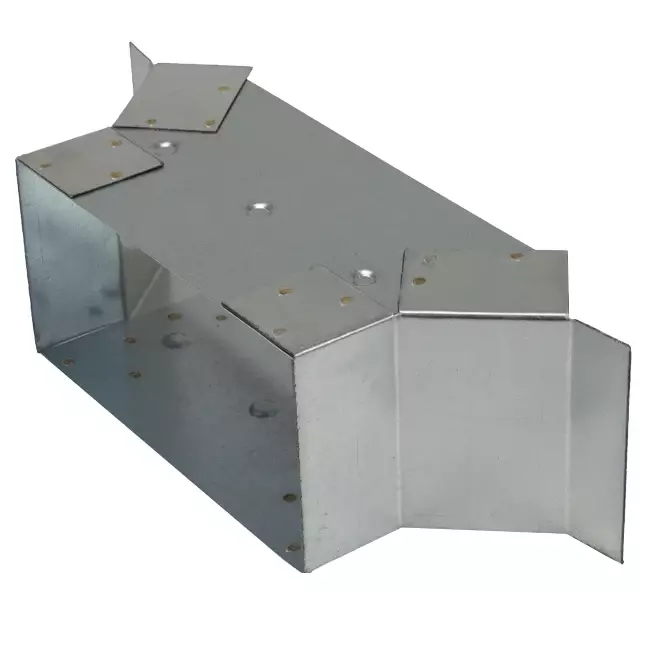 Przyłącze boczne 170x80 mm dla rury spalinowej