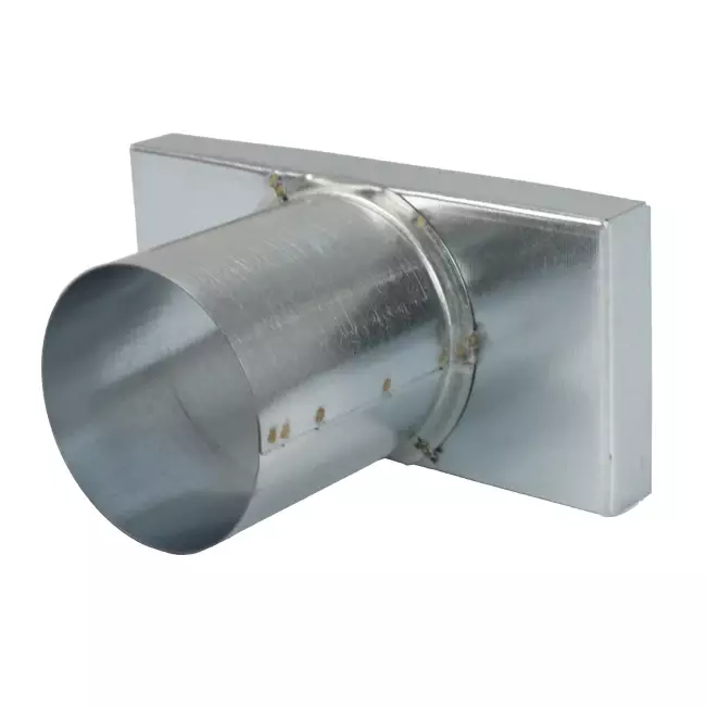 Pokrywa 170x80 mm z przyłączem o średnicy 80 mm do rury spalinowej