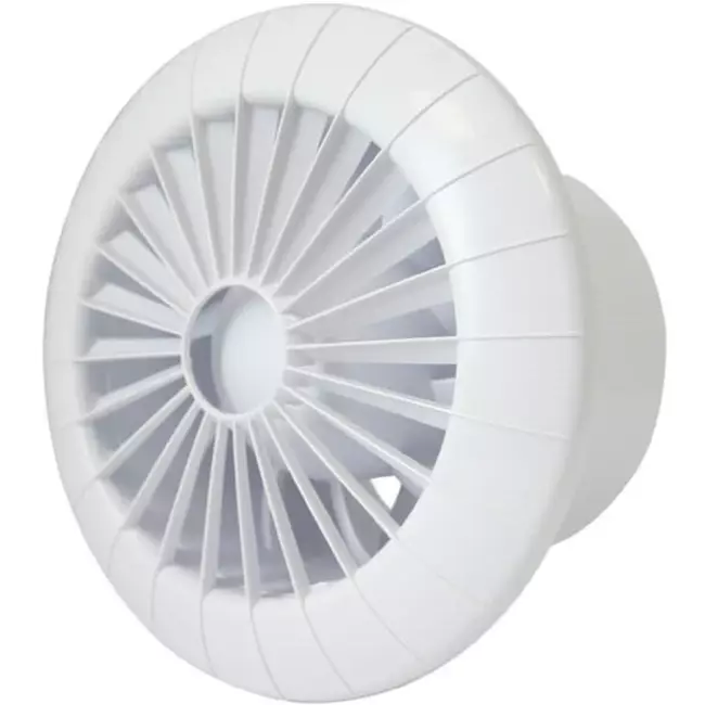Wentylator łazienkowy okrągły biały - czujnik wilgotności i timer - Ø 120 mm - aRid 120 BB HS