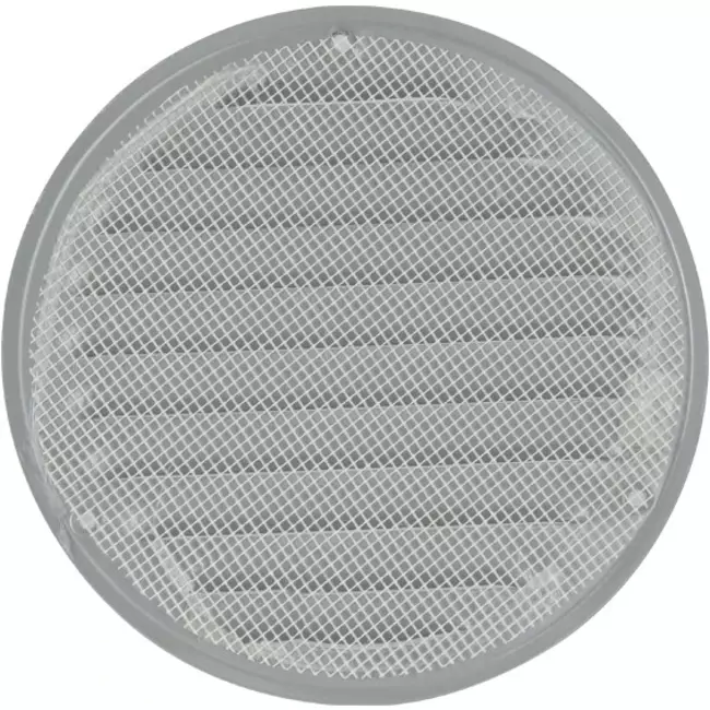 Kratka wentylacyjna metalowa okrągła Ø160 mm szara - MR160P