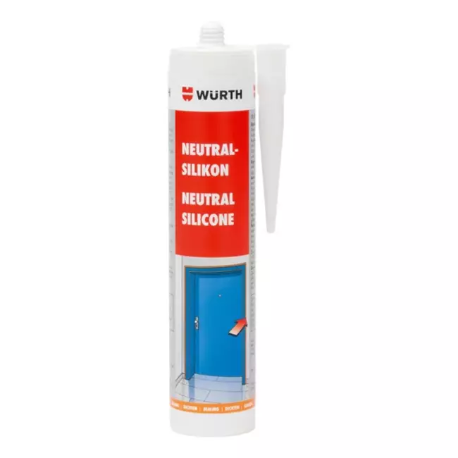 Uszczelniacz silikonowy, neutralna, szara tubka 310 ml. (sztuka)