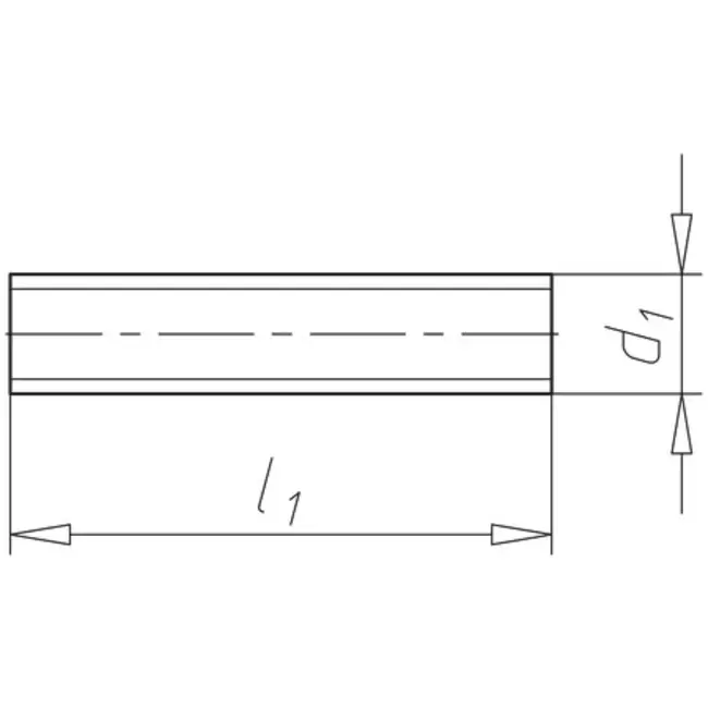Pręt gwintowany M8 x 20 mm (100 sztuk)