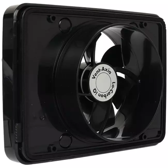 Łazienkowy wentylator wyciągowy Vent-Axia Lo-Carbon iQ Fresh Intellivent CZARNY Ø100 - 125 mm