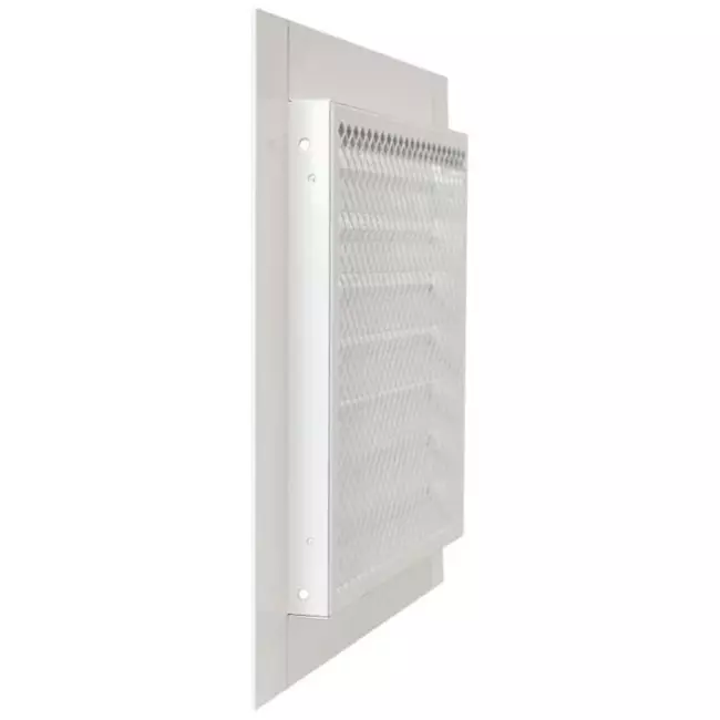 Kratka metalowa przemysłowa 200x200mm biała - MRF2020