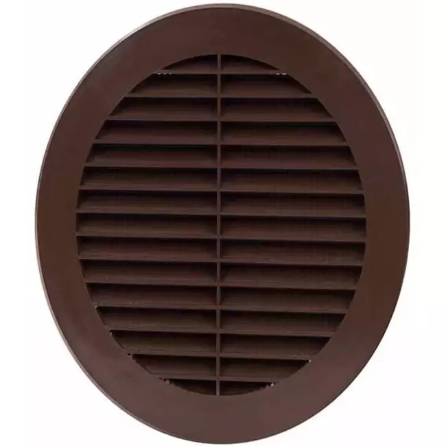 Kratka wentylacyjna o średnicy 150 mm brązowa - VR150B