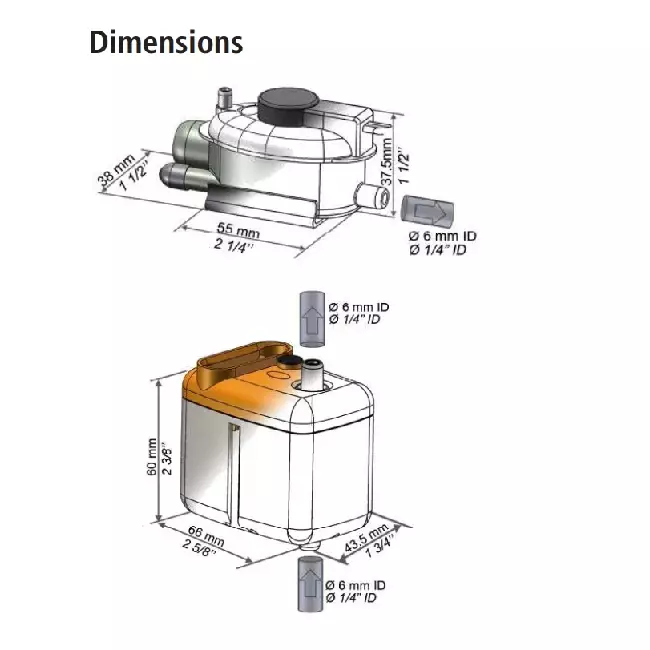 Sauermann Mini pompa kondensatu 20l/h