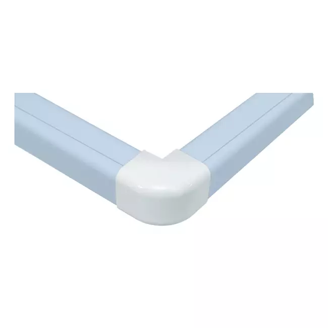 Przewód klimatyzacyjny Climaplus Kątownik zewnętrzny 125 x 75 mm RAL 9010 BIAŁY