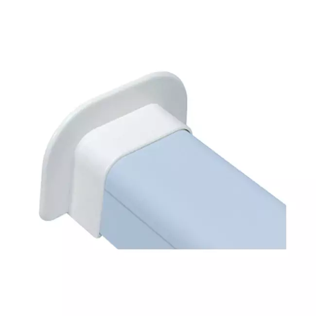 Rozeta ścienna do kanałów klimatyzacyjnych Climaplus 90x65mm RAL 9010 BIAŁY