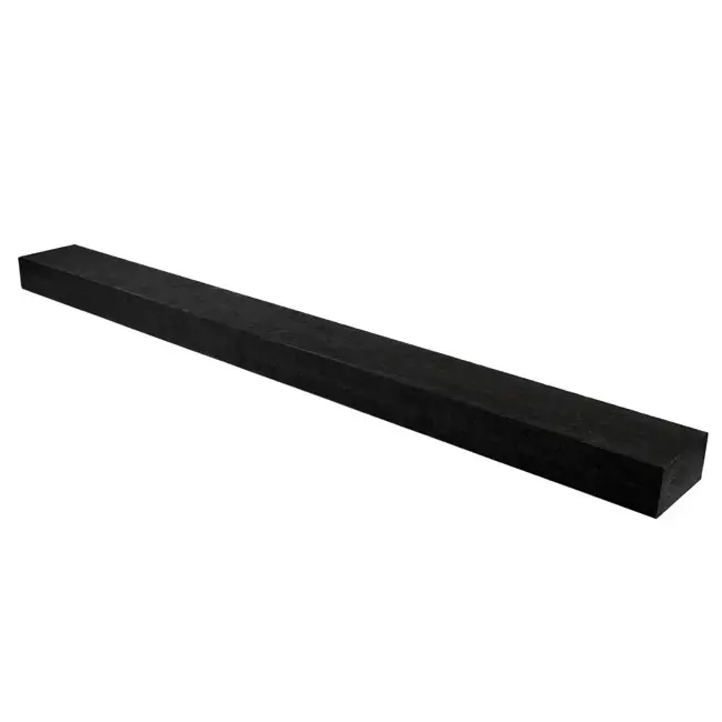Solidna, ciężka plastikowa belka o wymiarach 60x10x5 cm