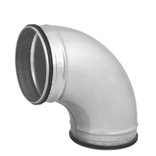 Kolano spiralne okrągłe 90° Ø 180 mm do przewodu spiralnego
