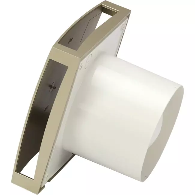 Wentylator łazienkowy Ø 100 mm złoty - design T100G