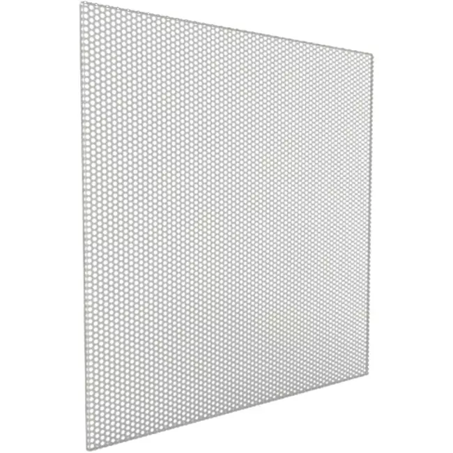 Perforowany panel nawiewnika sufitowego o wymiarach 600 x 600 – kolor mieszany RAL 9010