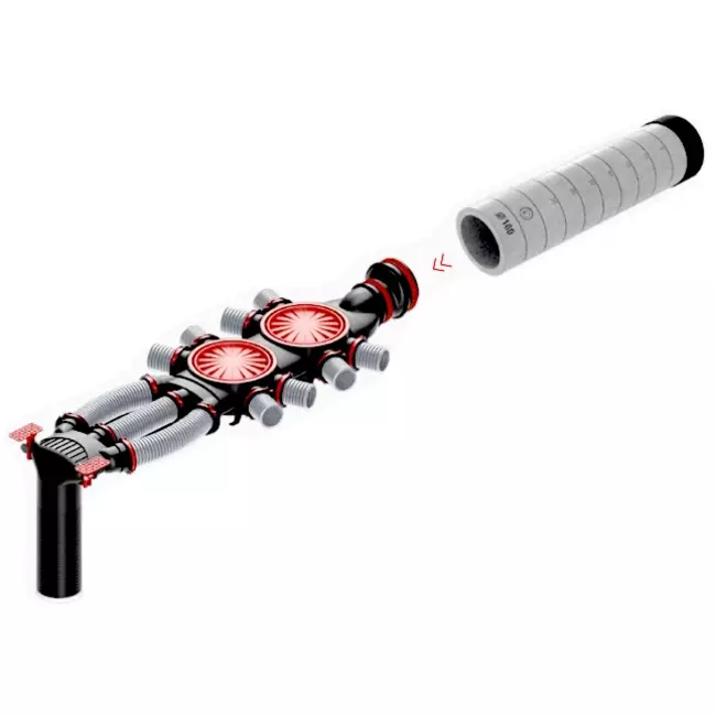 Łącznik do izolowanej rury o średnicy 160 mm