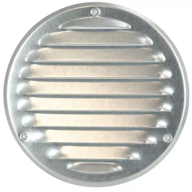 Kratka wentylacyjna metalowa okrągła Ø 125mm cynkowa - MR125ZN