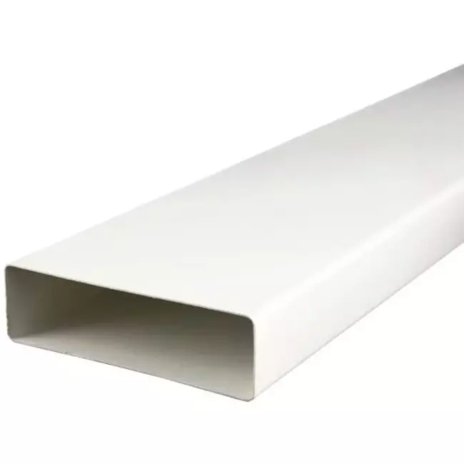 Prostokątny plastikowy kanał wentylacyjny 220x90 lengte= 0.5 meter - K29-0.5