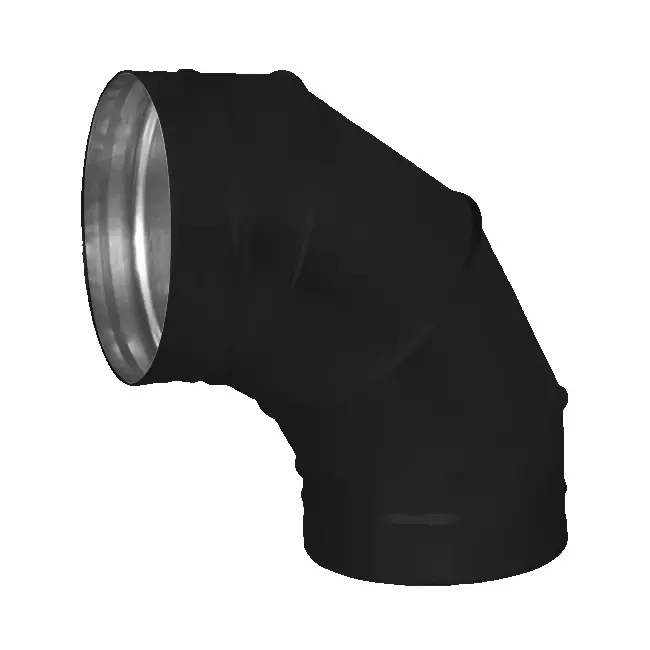 Kolanko Spiro 315 mm 90 stopni (ocynkowane) RAL9005