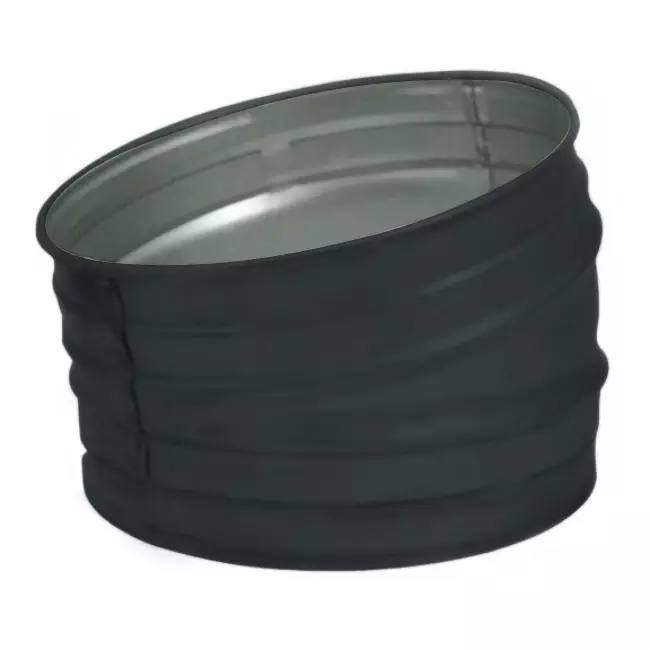 Kolanko Spiro 100 mm 15 stopni (ocynkowane) RAL7016