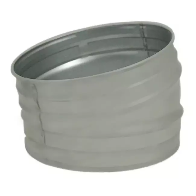 Kolanko Spiro 315 mm 15 stopni (ocynkowane) RAL7035