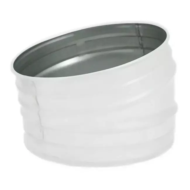 Kolanko Spiro 180 mm 15 stopni (ocynkowane) RAL9010