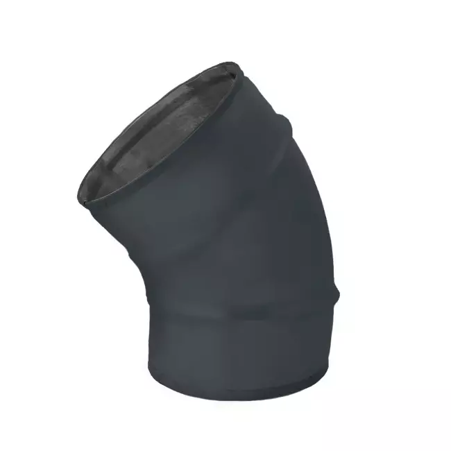 Kolanko Spiro 160 mm 45 stopni (ocynkowane) RAL7016
