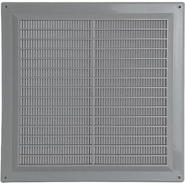 Kratka wentylacyjna kwadratowa z kratą 250x250 szara