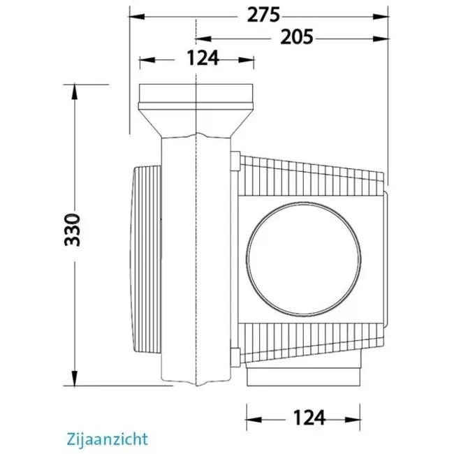 Orcon Compact 10P 320 m³/h - wtyczka perilex