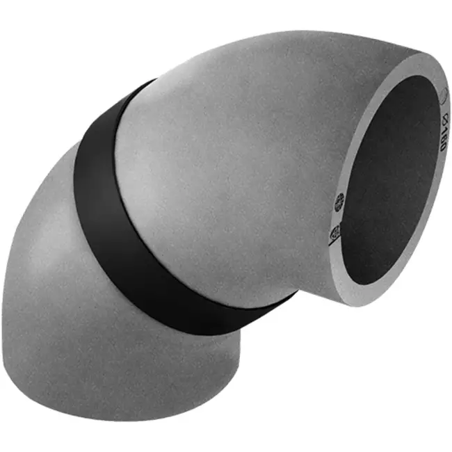 Izolowane kolanko EPS 45° o średnicy 200 mm