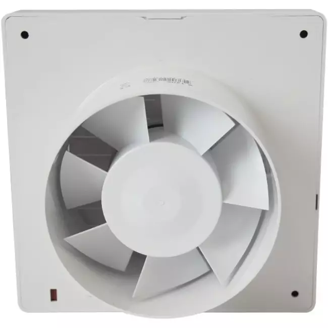 Wentylator łazienkowy Ø 120 mm, biały, z automatyczną klapą zamykającą i timerem – model luksusowy X120ZT