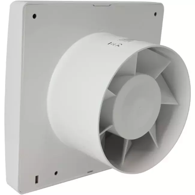 Wentylator łazienkowy Ø 120 mm, biały, z automatyczną klapą zamykającą i timerem – model luksusowy X120ZT