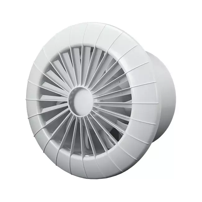 Wentylator łazienkowy okrągły biały - czujnik wilgotności i timer - Ø 120 mm - aRid 120 BB HS