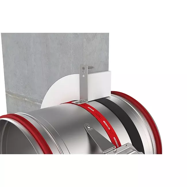 Klapa przeciwpożarowa okrągła 630 mm z przyłączem końcowym - E-FDC40 D630RS