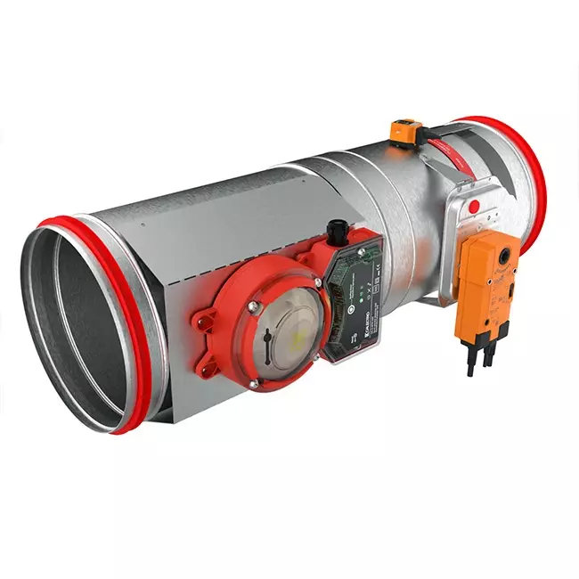 Czujnik dymu 24V do okrągłej klapy przeciwpożarowej 710 mm - E-FDC A SSA D710 24