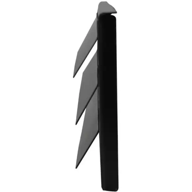 Zewnętrzna kratka ścienna do montażu natynkowego 300 mm x 100 mm CZARNA