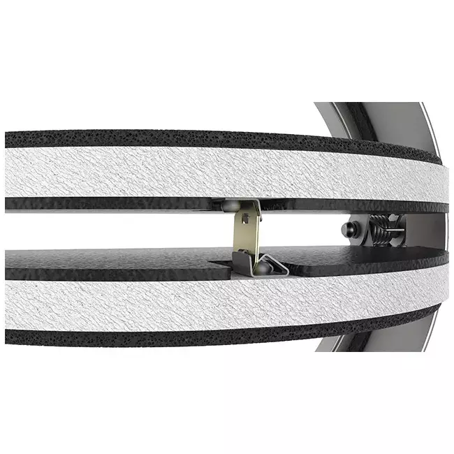 Klapa przeciwpożarowa okrągła 125 mm - E-BFDC EI120S 125