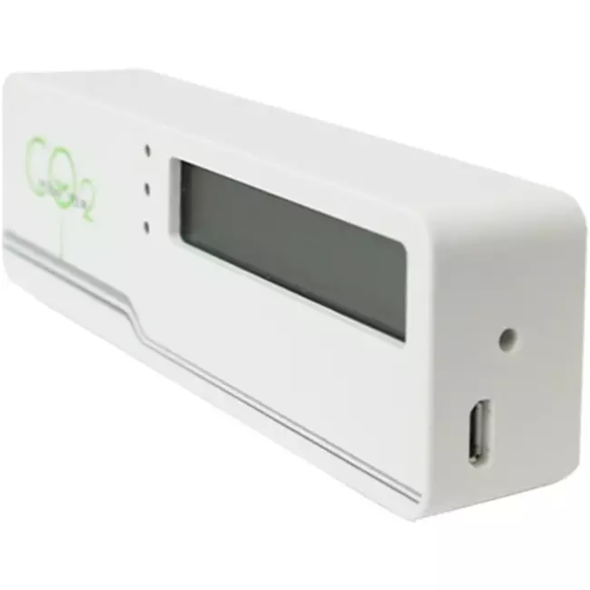 Miernik CO₂ – kompaktowy wskaźnik powietrza z wyświetlaczem temperatury