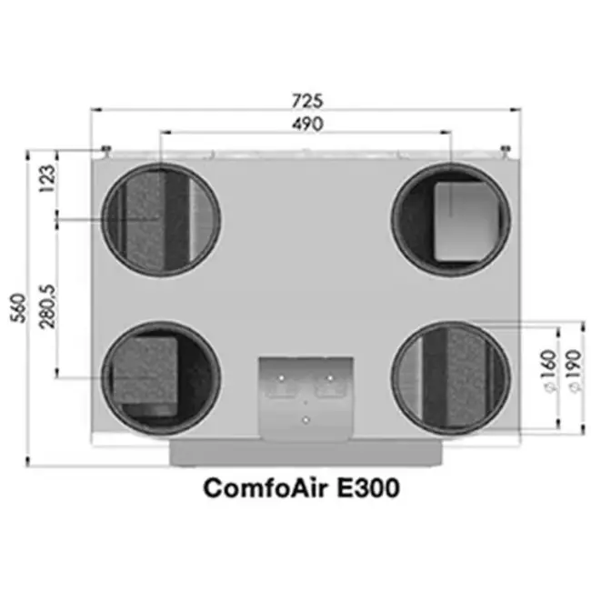 Zehnder Stork ComfoAir E300 L + moduł RF