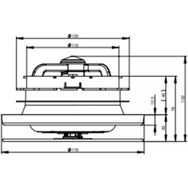 Zawór wyciągowy Zehnder ComfoValve Luna E125