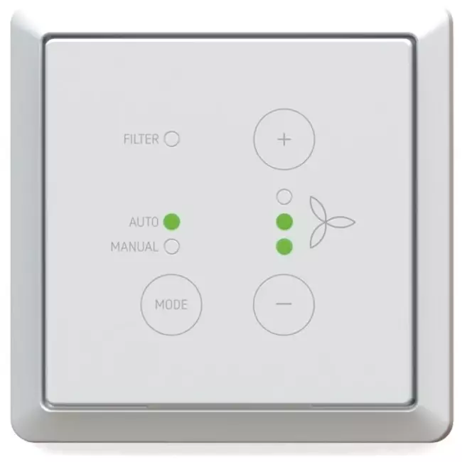 Zehnder ComfoSwitch C67 do montażu natynkowego (ComfoAir Q)