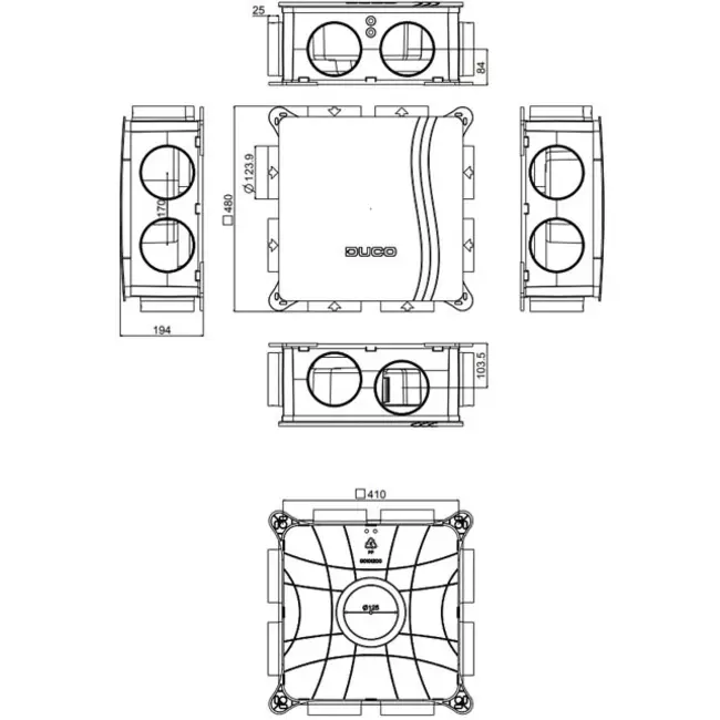 DucoBox Silent 400 m³/h