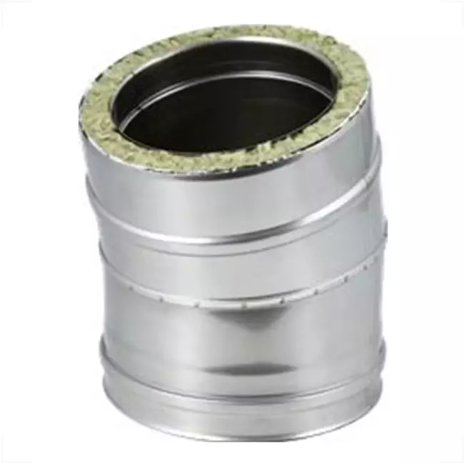 DW średnica 130 mm (130/180) kolano 15 gr I316L/I304 (D0,5/0,6)