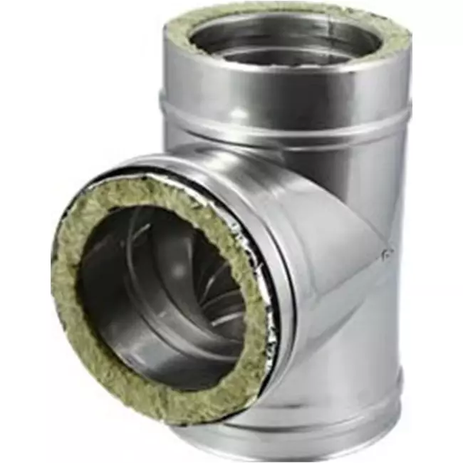 DW średnica 150 mm (150/200) T-stuk T90 I316L/I304 (D0,5/0,6)