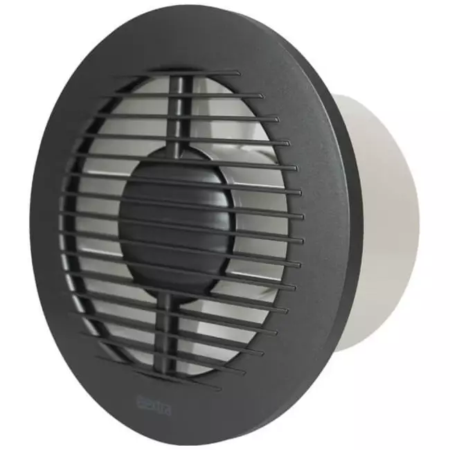Wentylator łazienkowy okrągły Ø 125 mm antracyt - basic EA125A