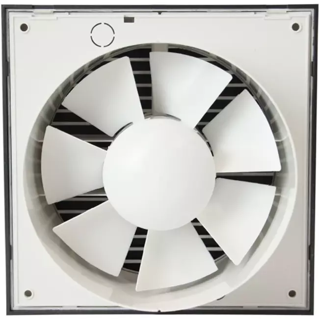 Wentylator łazienkowy Ø 100 mm antracytowy z timerem - Design EET100TA