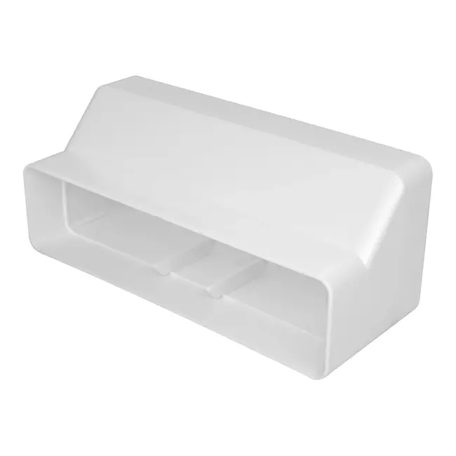 Prostokątne Plastikowe kolano - 220x90 mm naar 220x55 mm - KS29-25