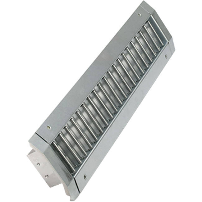 Podwójna regulowana kratka kanałowa 825x225 mm do kanałów 630 do 1400 mm - DGS-DB825x225