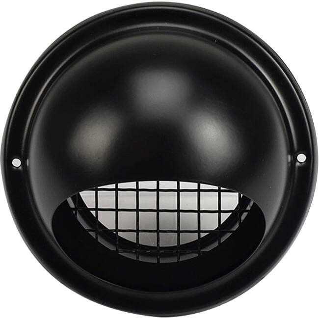 Kratka wypukła ze stali nierdzewnej 100 mm - EL-SS-B100 SS RAL9005