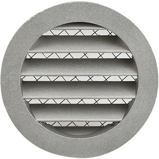 Nawiewnik ścienny 100 mm powietrze zewnętrzne aluminium - EL-A-RLP100