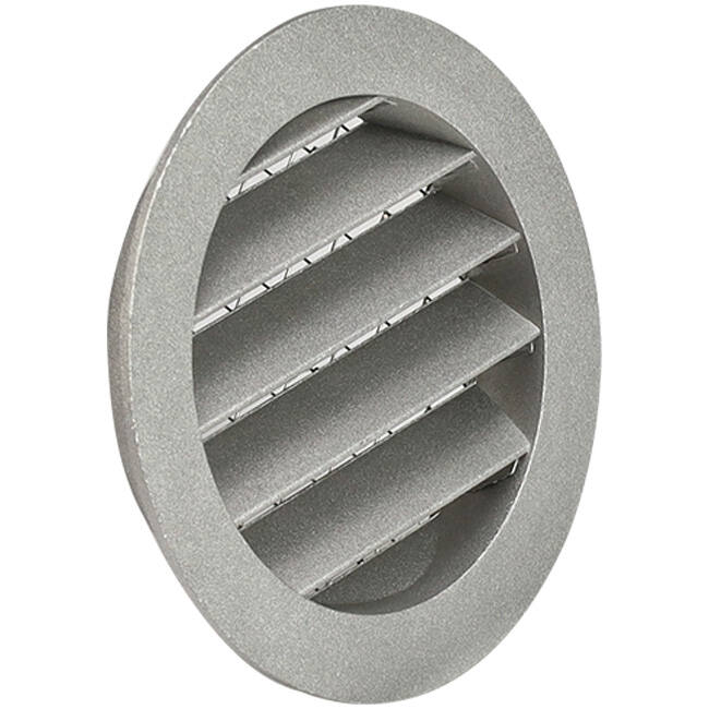 Nawiewnik ścienny 100 mm powietrze zewnętrzne aluminium - EL-A-RLP100