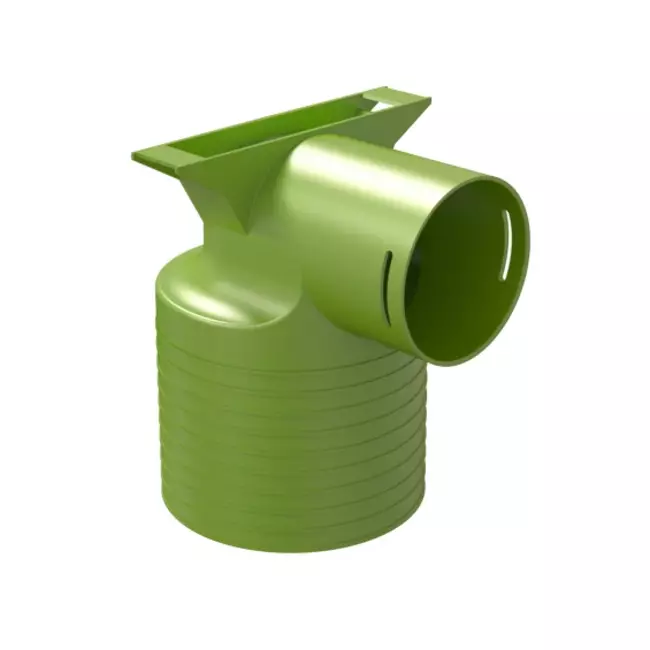 Adapter wentylacyjny Ubbink Air Excellent 34C 125 1x90°